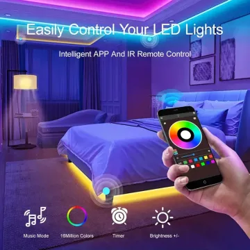 Bandes Lumineuses LED RVB de 1 à 40m – Contrôle par Application